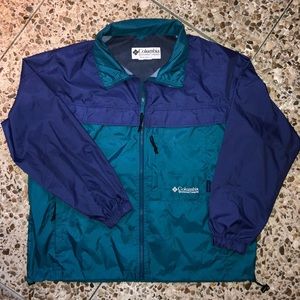 Columbia packable color block Windbreaker